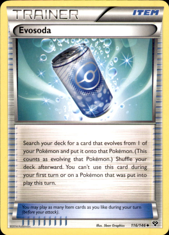 Evosoda Uncommon XY Base Set 116/146 NM
