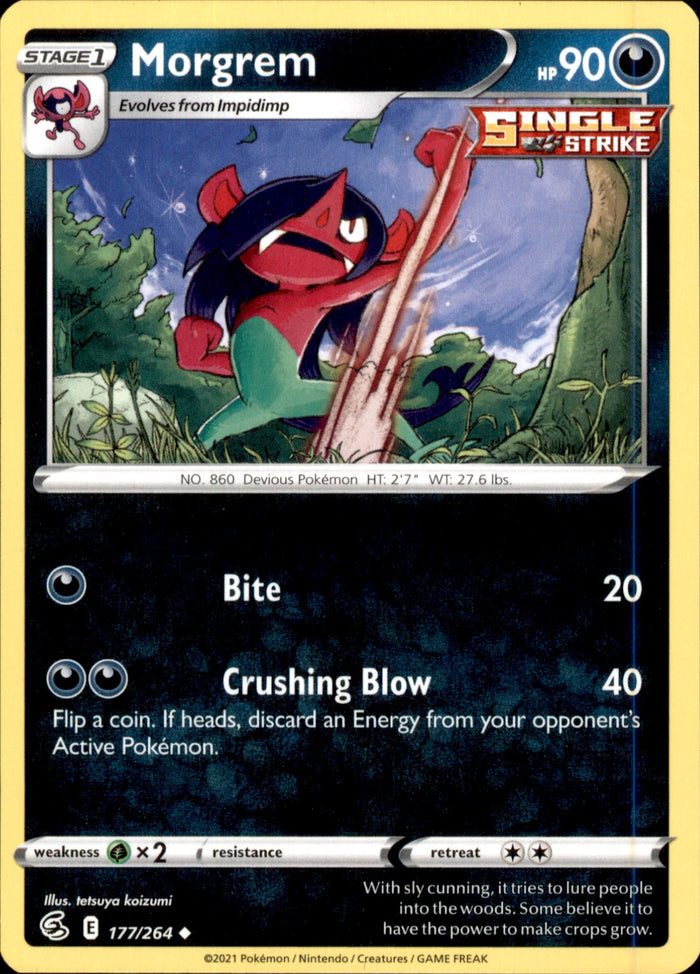Morgrem Uncommon SWSH08: Fusion Strike 177/264 NM