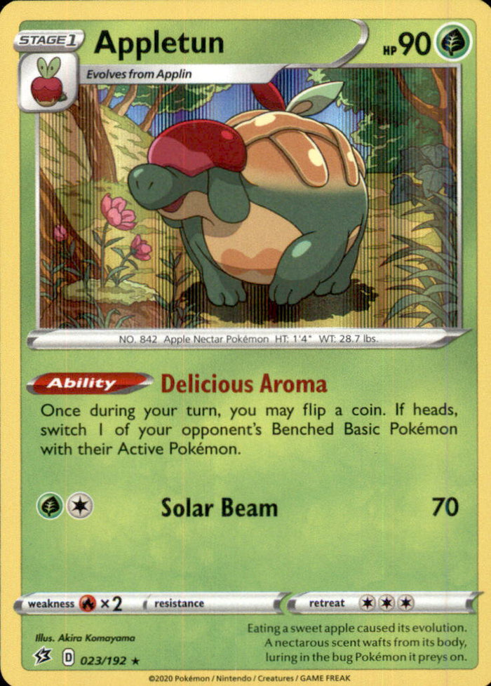 Appletun Holo Rare SWSH02: Rebel Clash 023/192 NM