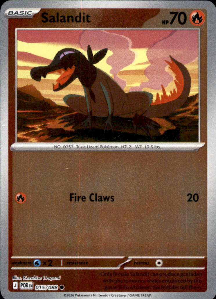 Salandit Reverse Holo Common ME03: Perfect Order 015/088 NM