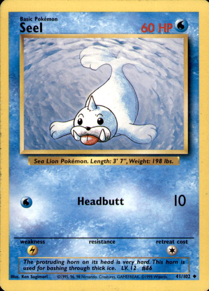 Seel Uncommon Base Set 041/102 MP