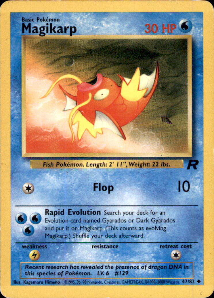 Magikarp Unlimited Uncommon Team Rocket 47/82 LP