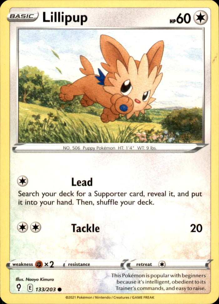 Lillipup Common SWSH07: Evolving Skies 133/203 NM