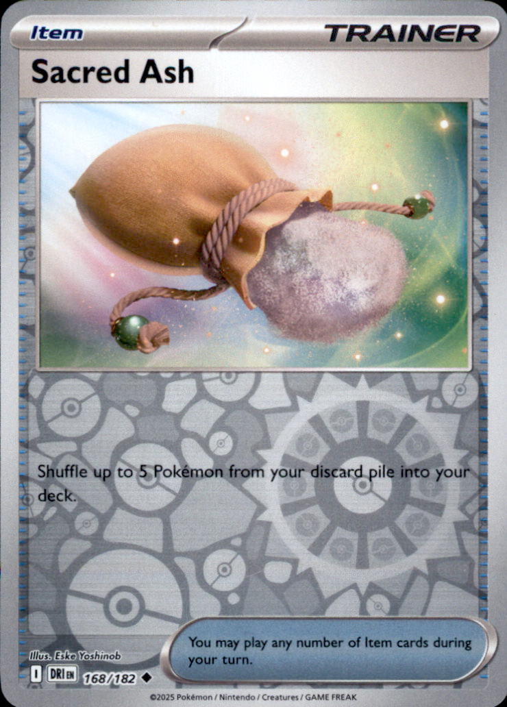 Sacred Ash Reverse Holo Uncommon SV10: Destined Rivals 168/182 NM