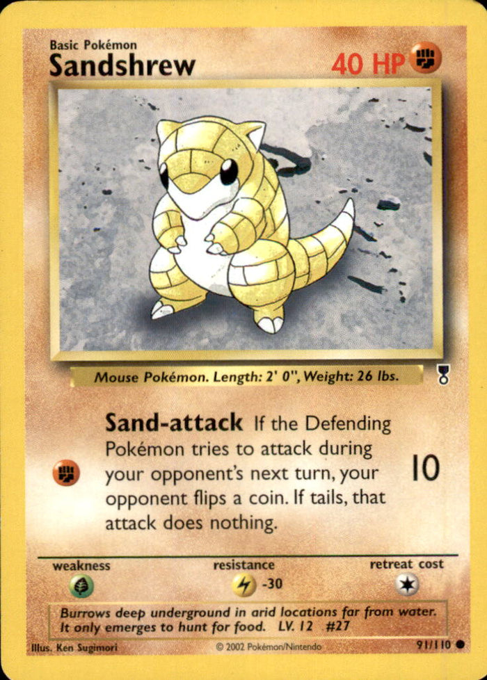 Sandshrew Common Legendary Collection 091/110 LP