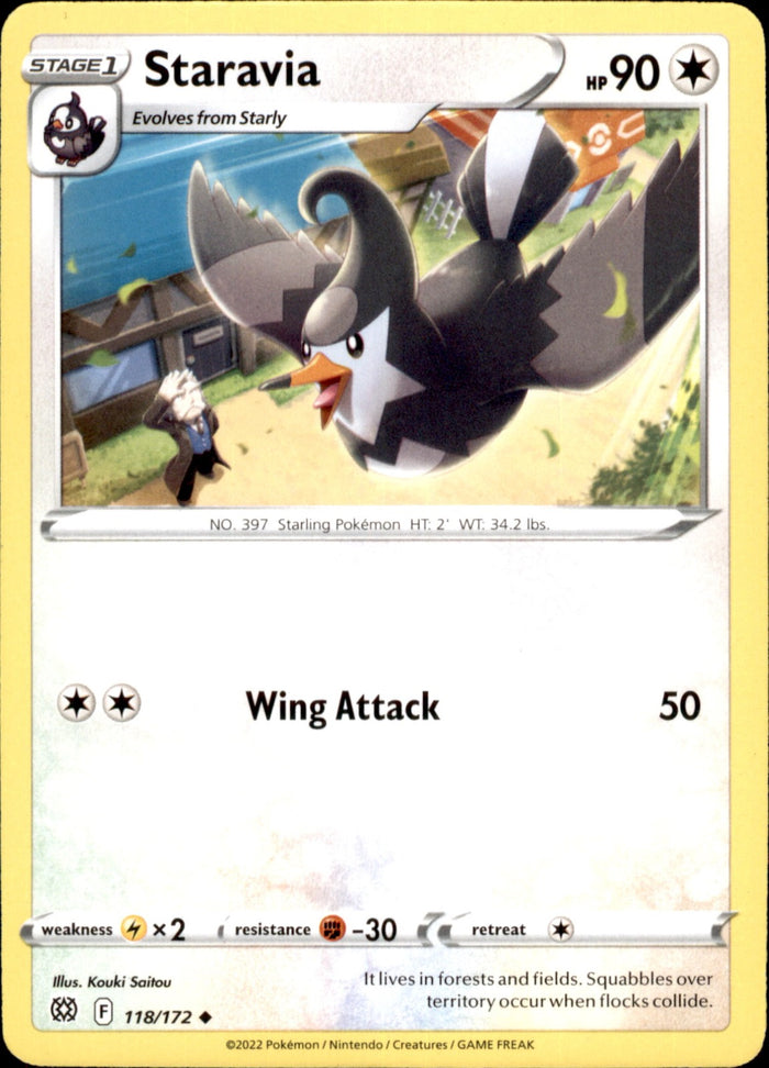 Staravia Uncommon SWSH09: Brilliant Stars 118/172 NM