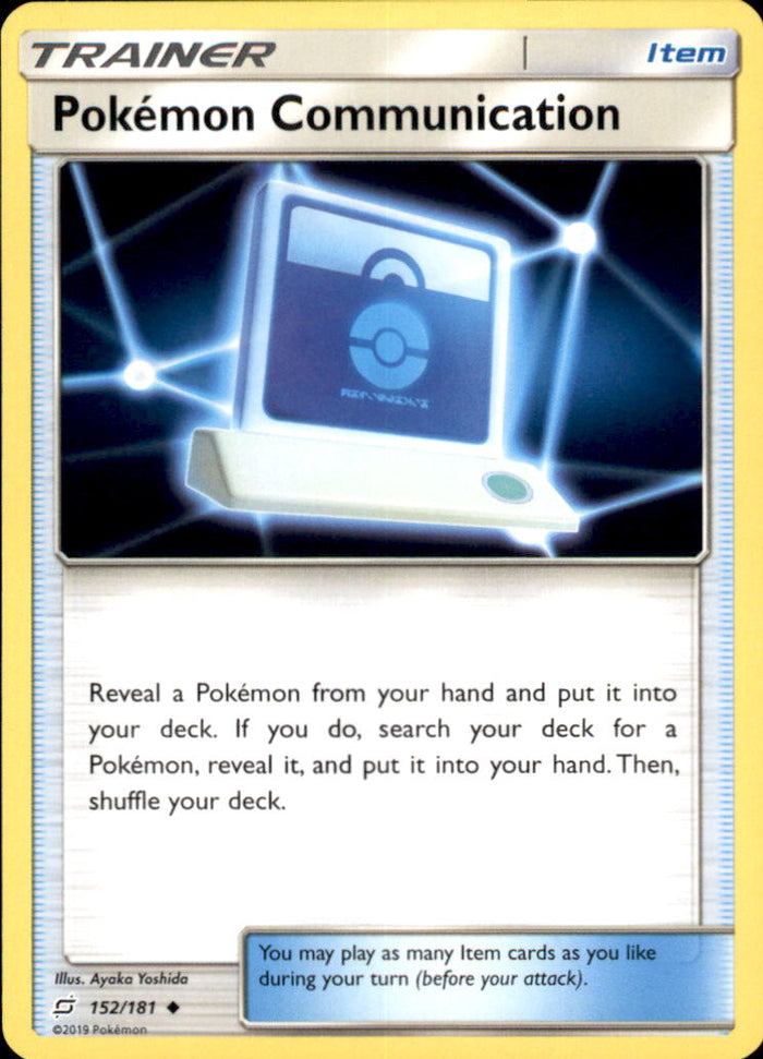 Pokemon Communication Uncommon SM - Team Up 152/181 NM