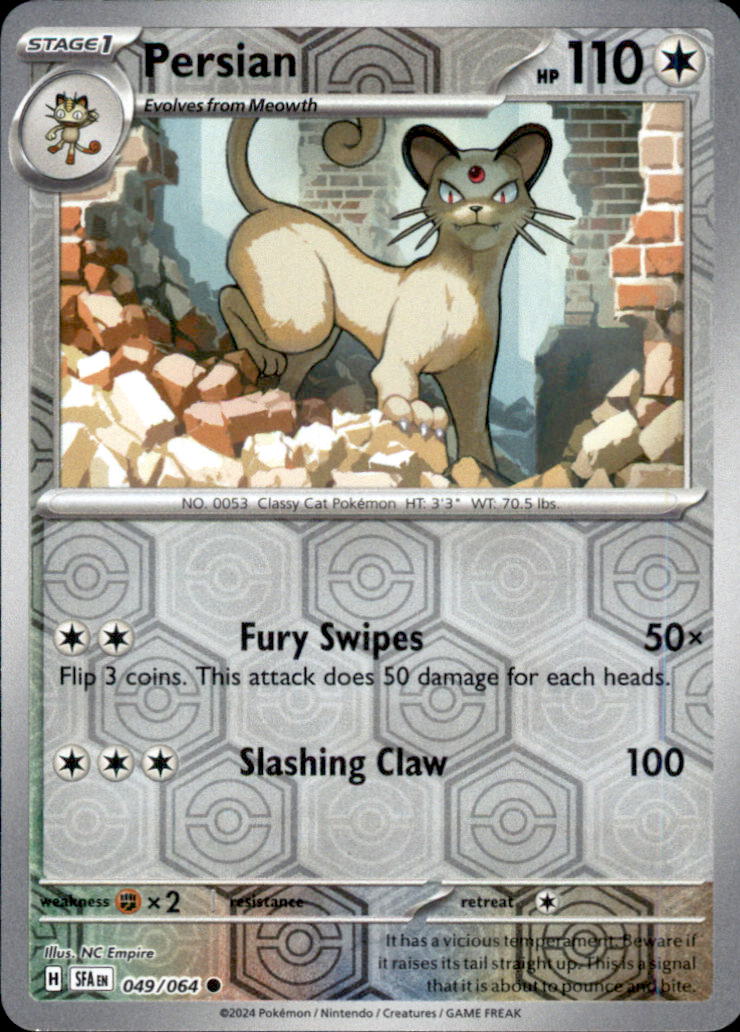 Persian Reverse Holo Common SV: Shrouded Fable 049/064 NM