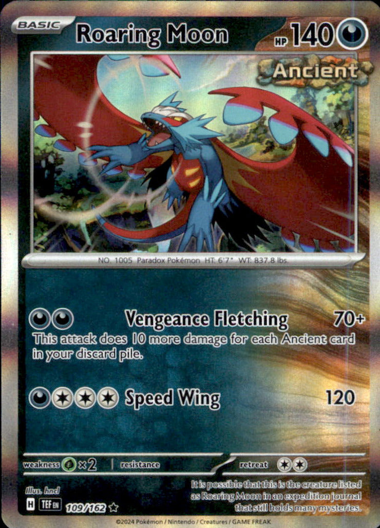 Roaring Moon Holo Rare SV05: Temporal Forces 109/162 NM