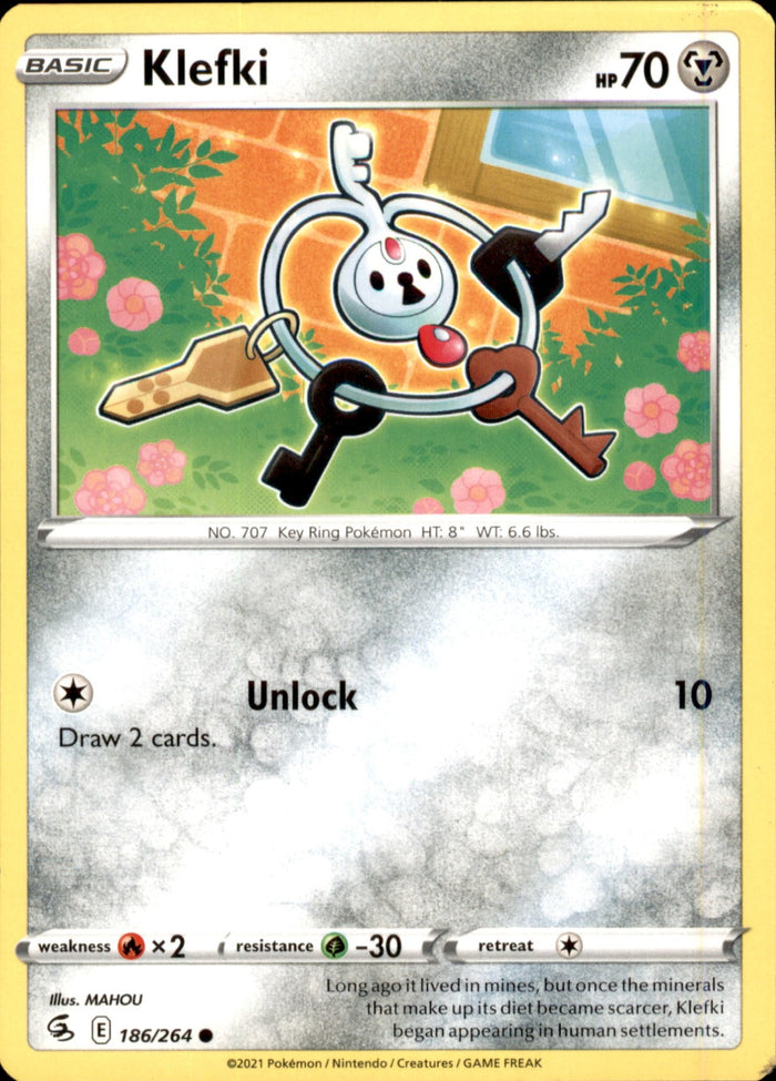 Klefki Common SWSH08: Fusion Strike 186/264 NM