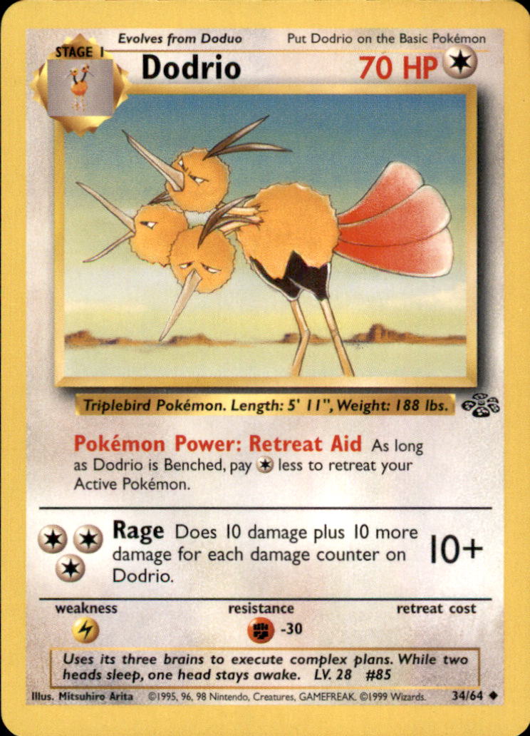 Dodrio Unlimited Uncommon Jungle 34/64 LP