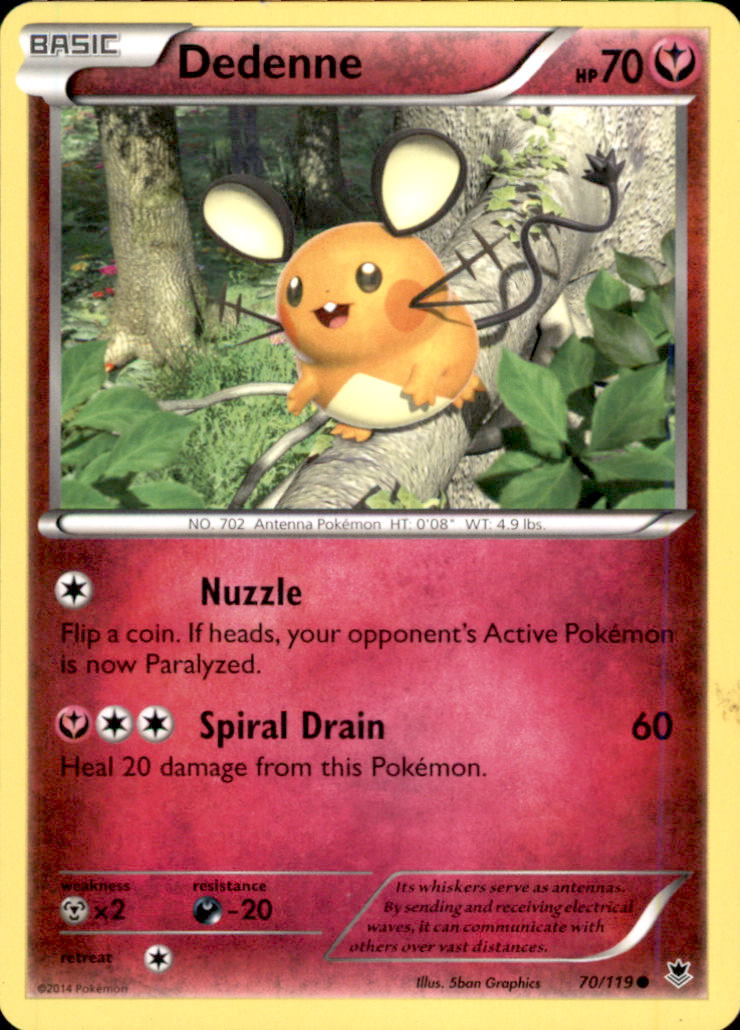 Dedenne Common XY - Phantom Forces 70/119 NM