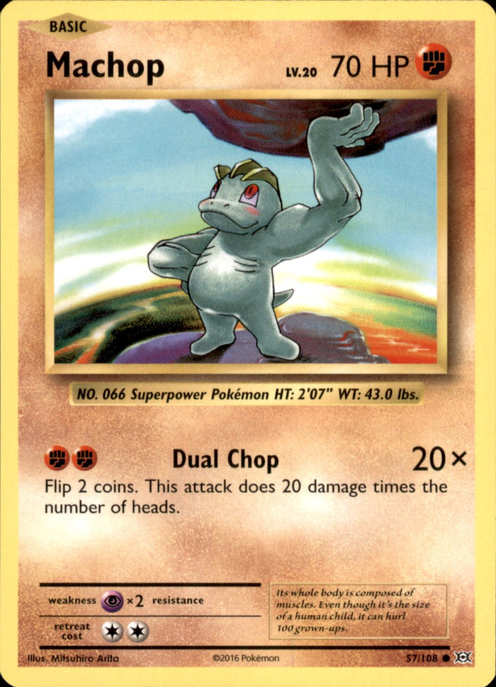 Machop Common XY - Evolutions 57/108 NM