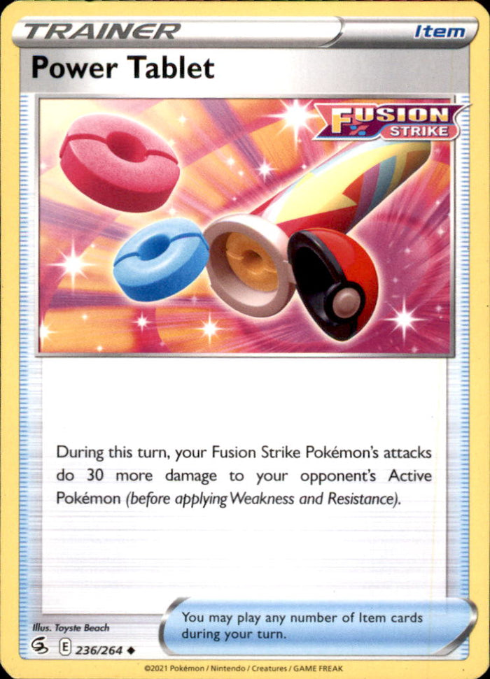 Power Tablet Uncommon SWSH08: Fusion Strike 236/264 NM