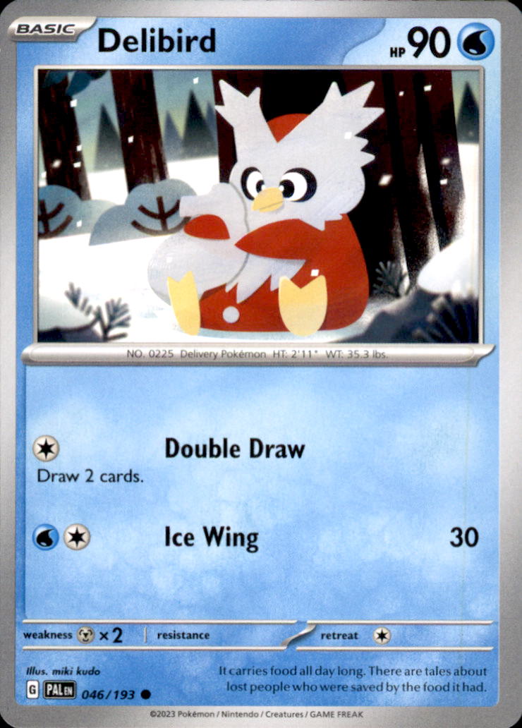 Delibird Common SV02: Paldea Evolved 046/193 NM