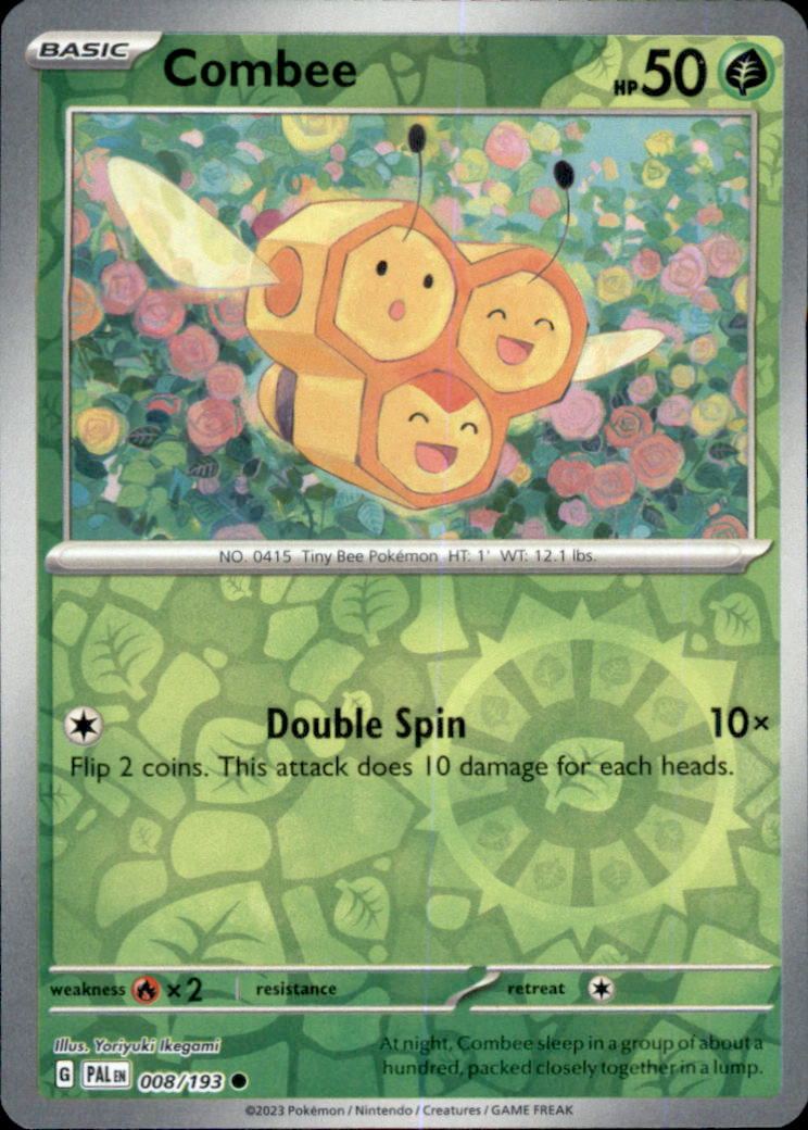 Combee Reverse Holo Common SV02: Paldea Evolved 008/193 NM