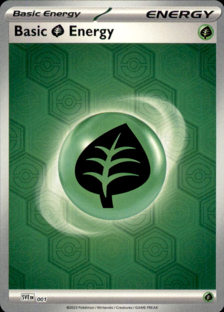 Basic Grass Energy Reverse Holo Common SV: Shrouded Fable 1 NM