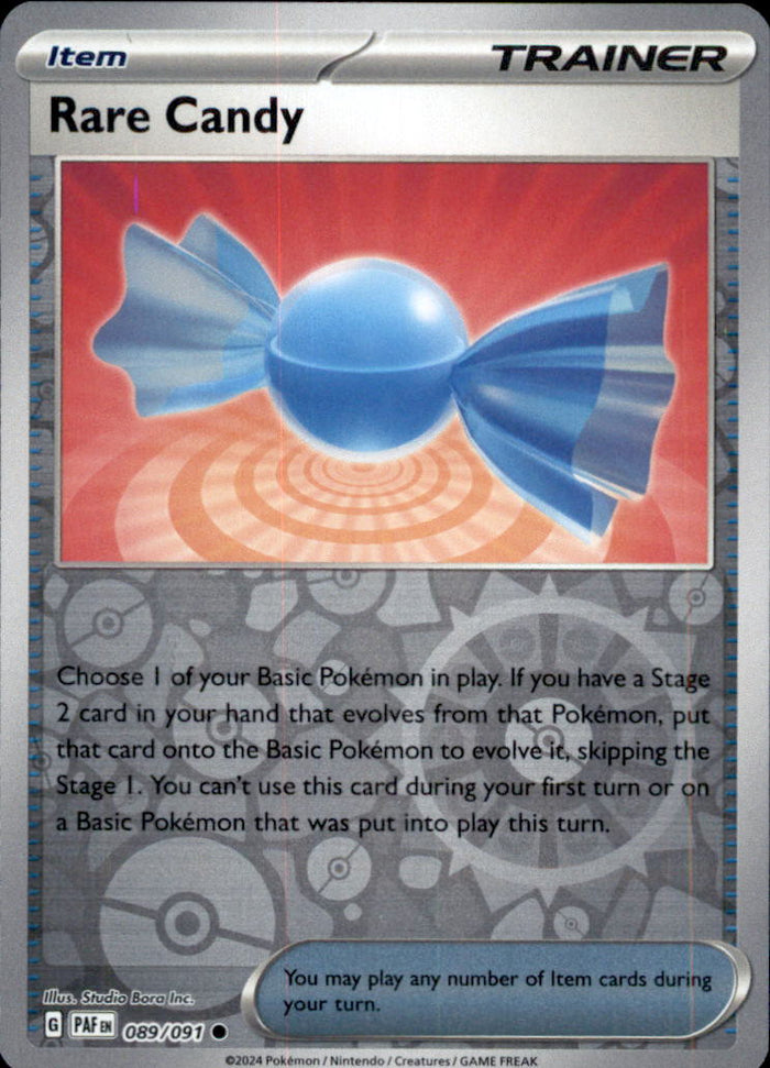 Rare Candy Reverse Holo Common SV01: Scarlet & Violet Base Set 191/198 NM