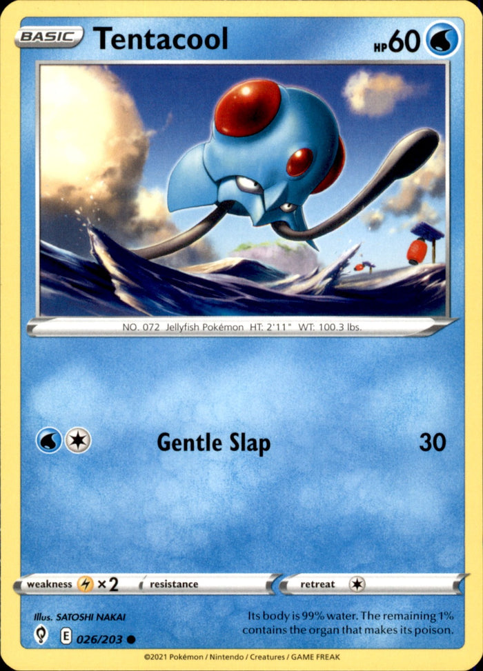 Tentacool Common SWSH07: Evolving Skies 026/203 NM
