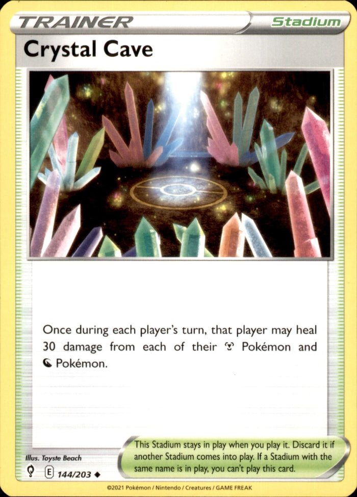Crystal Cave Uncommon SWSH07: Evolving Skies 144/203 NM