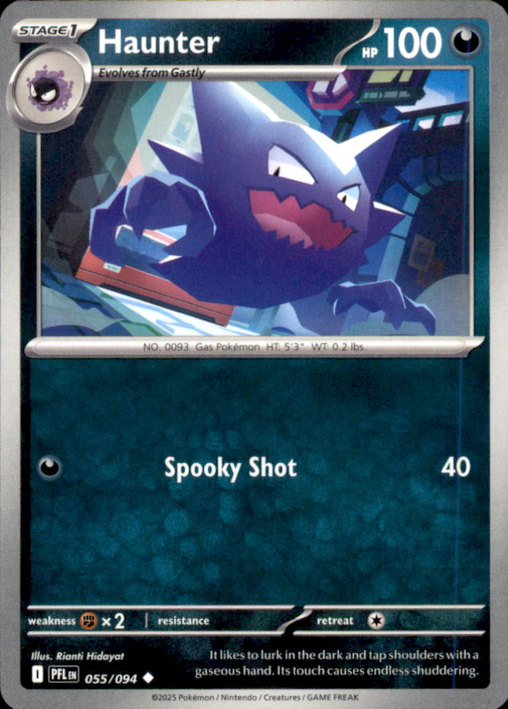 Haunter Uncommon ME02: Phantasmal Flames 055/094 NM