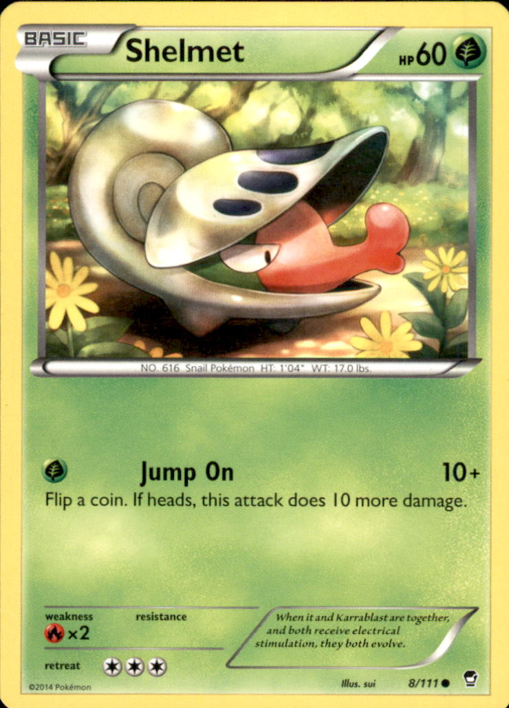 Shelmet Common XY - Furious Fists 8/111 NM
