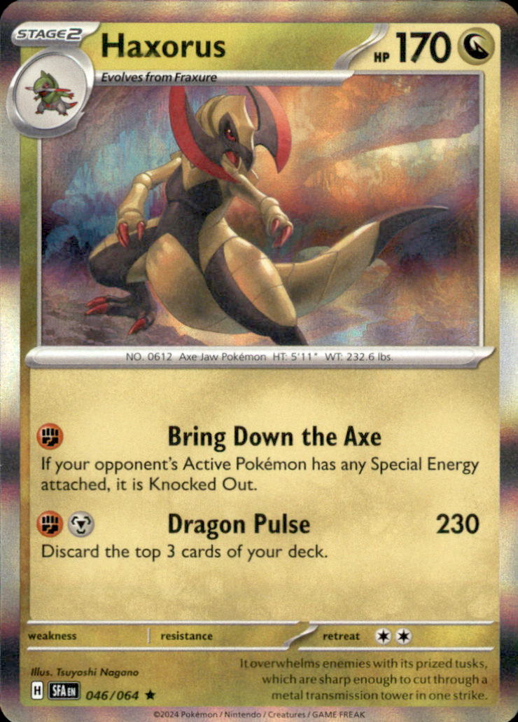 Haxorus Holo Rare SV: Shrouded Fable 046/064 NM