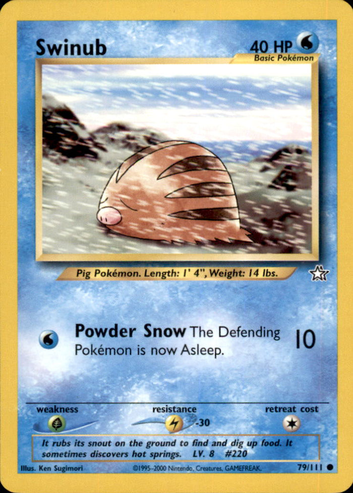 Swinub Unlimited Common Neo Genesis 079/111 NM