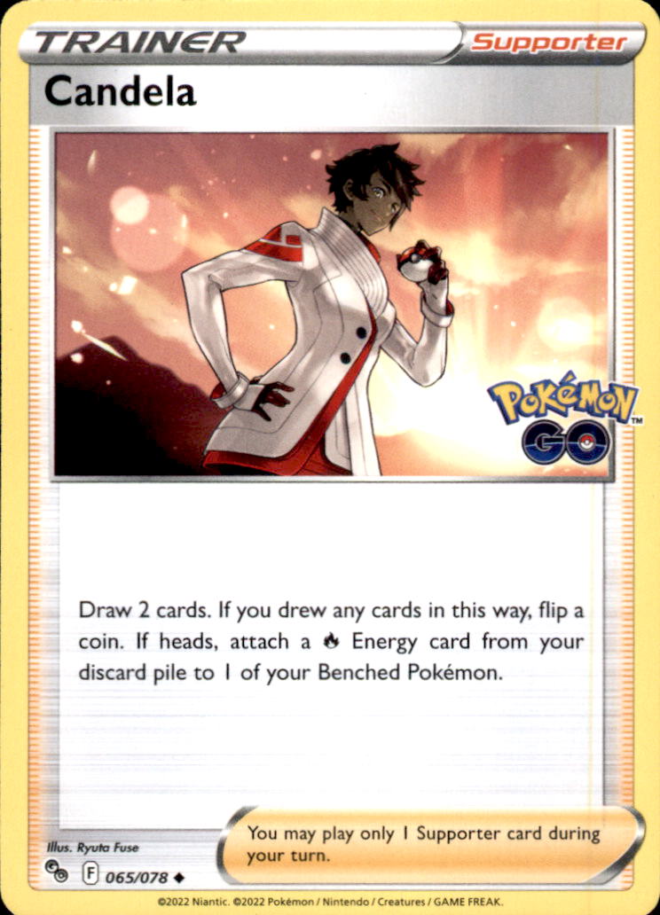 Candela Uncommon Pokemon GO 065/078 NM