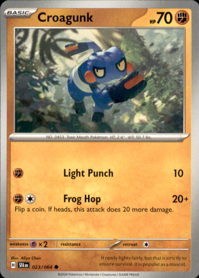 Croagunk Common SV: Shrouded Fable 023/064 NM