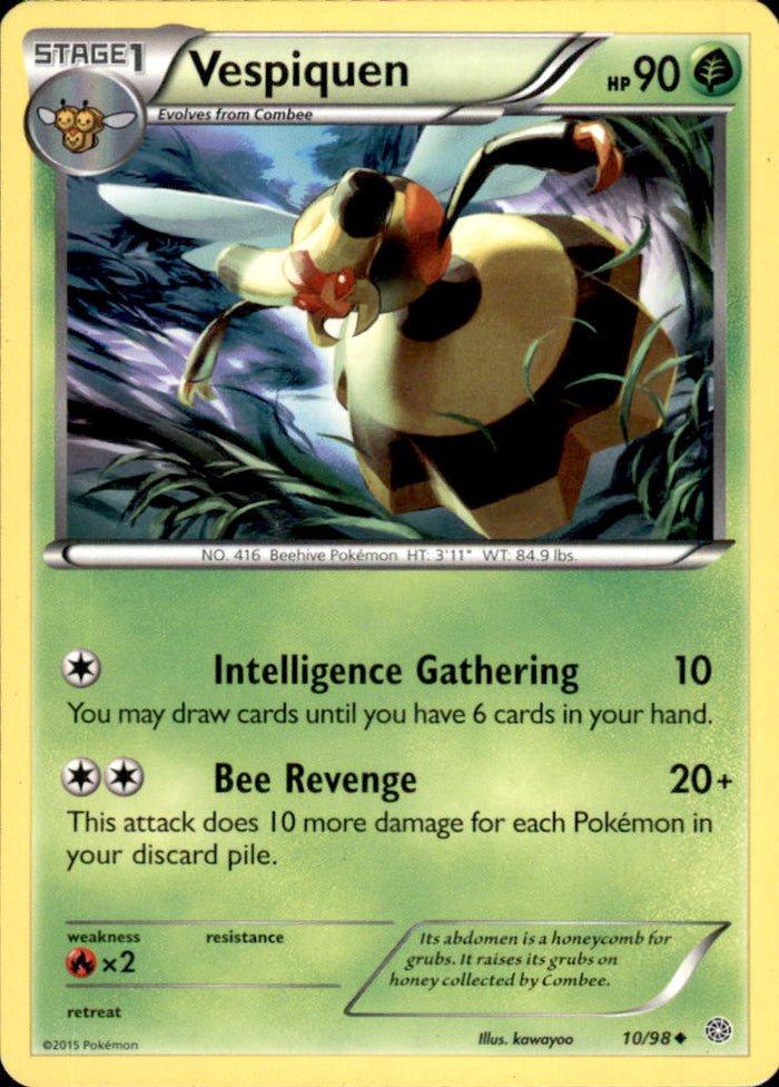 Vespiquen (10) Uncommon XY - Ancient Origins 10/98 NM