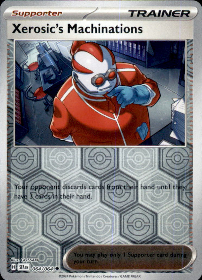 Xerosic's Machinations Reverse Holo Uncommon SV: Shrouded Fable 064/064 NM