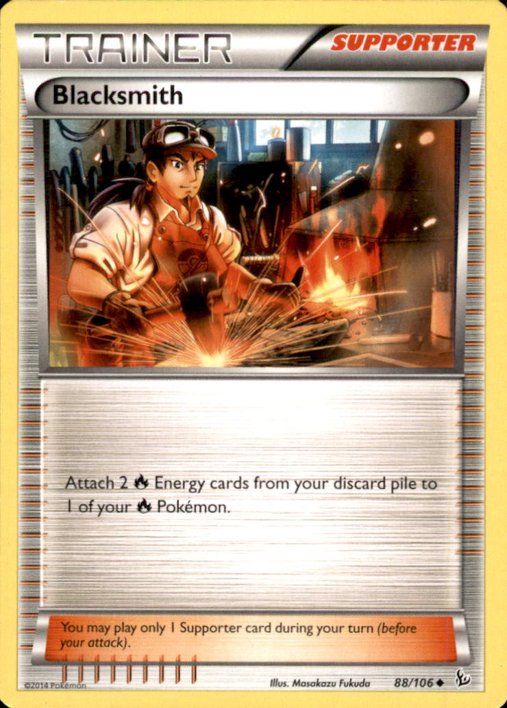 Blacksmith Uncommon XY - Flashfire 88/106 NM