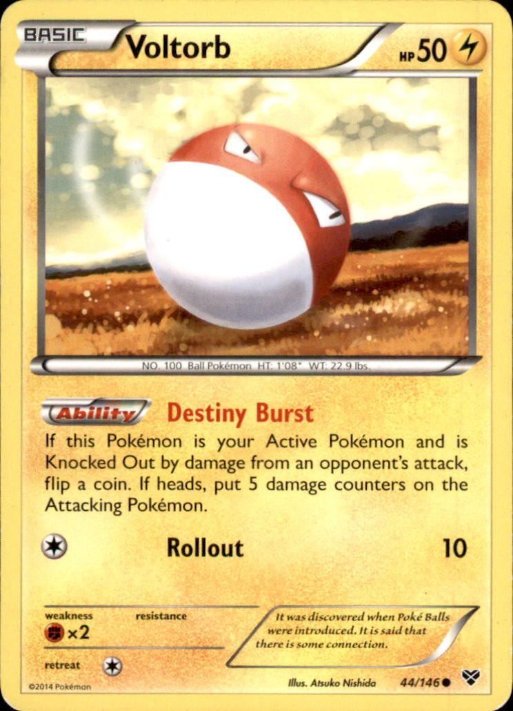 Voltorb Common XY Base Set 44/146 NM