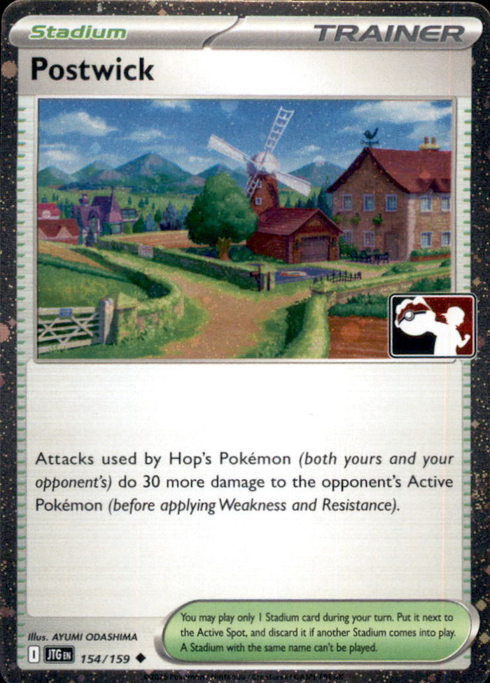 Postwick (Cosmos Holo) Holo Rare Prize Pack Series Cards 154/159 NM