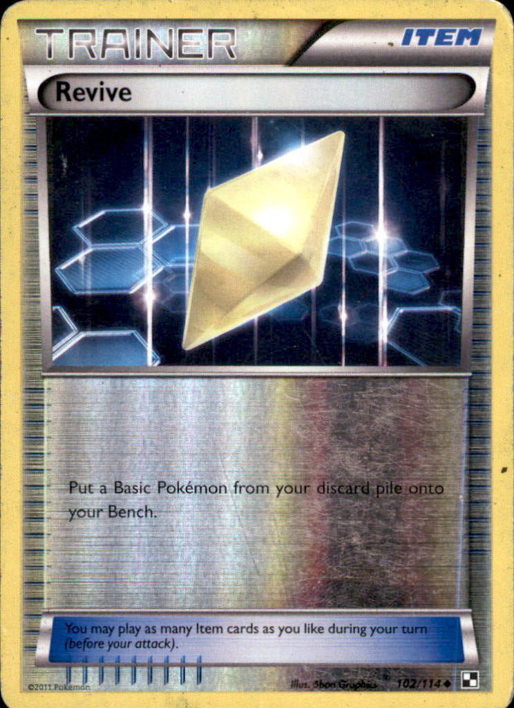 Revive Reverse Holo Uncommon Black and White 102/114 NM