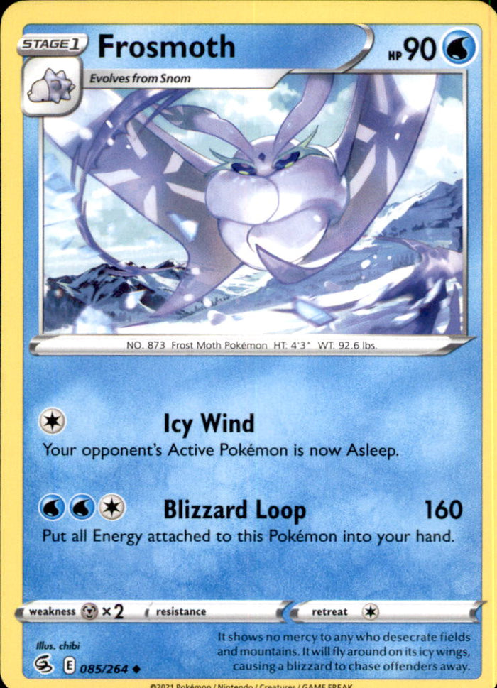 Frosmoth Uncommon SWSH08: Fusion Strike 085/264 NM