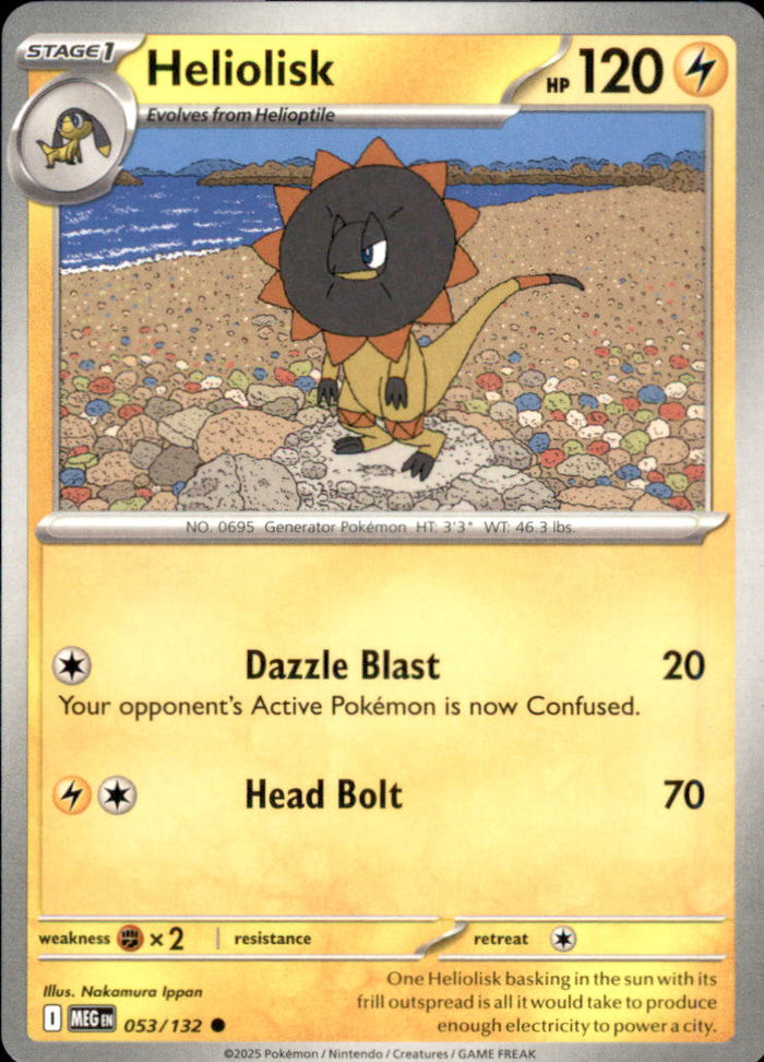Heliolisk Common ME01: Mega Evolution 053/132 NM