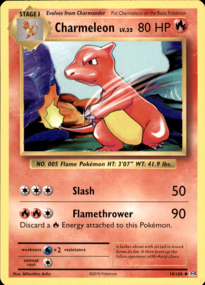 Charmeleon Uncommon XY - Evolutions 10/108 NM