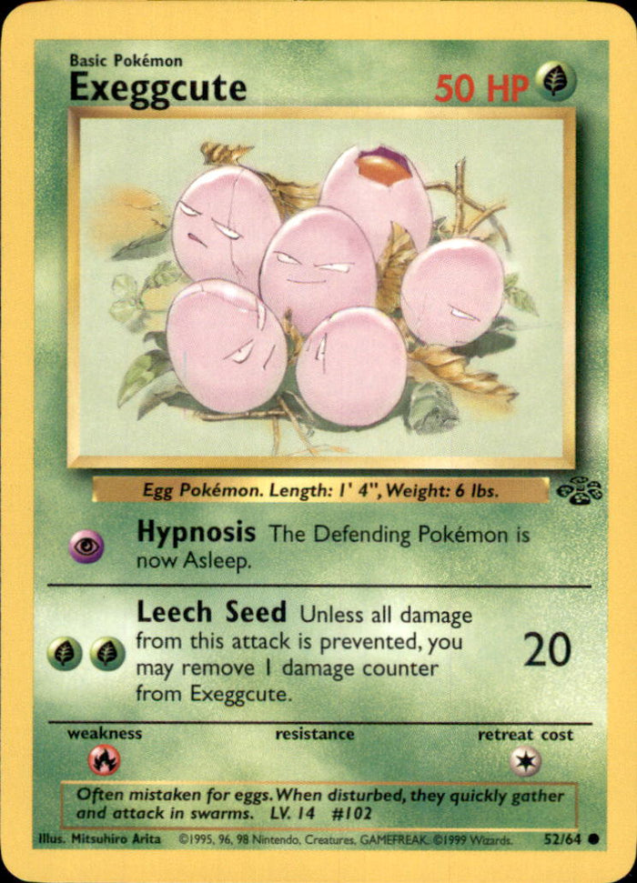 Exeggcute Unlimited Common Jungle 52/64 LP