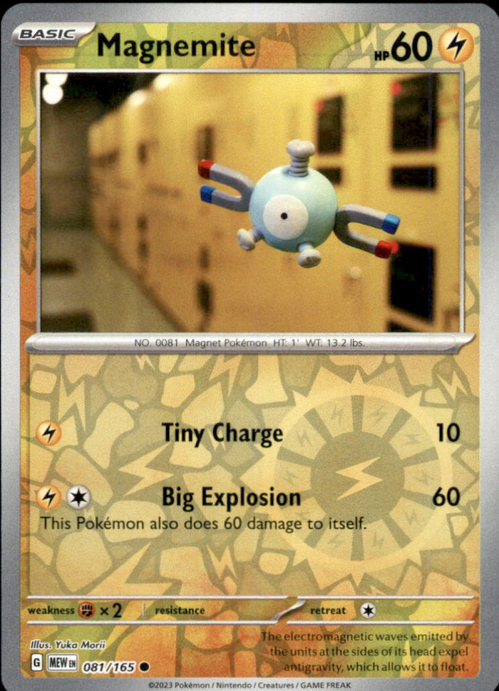 Magnemite Reverse Holo Common SV: Scarlet & Violet 151 081/165 NM