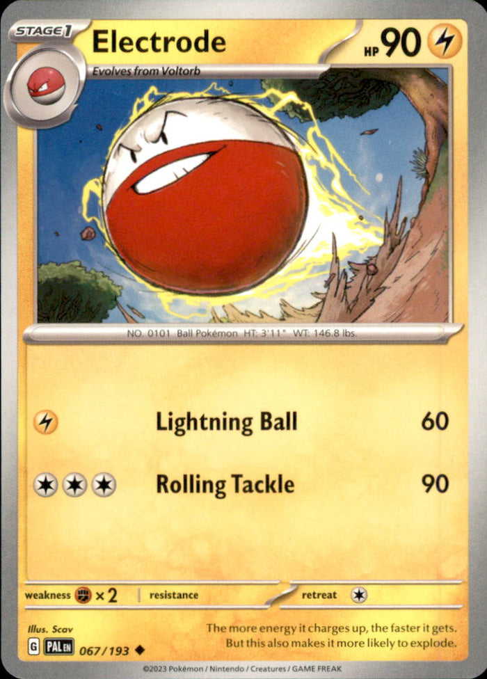 Electrode Uncommon SV02: Paldea Evolved 067/193 NM