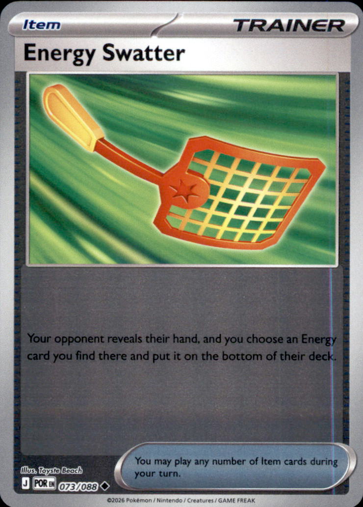 Energy Swatter Reverse Holo Uncommon ME03: Perfect Order 073/088 NM