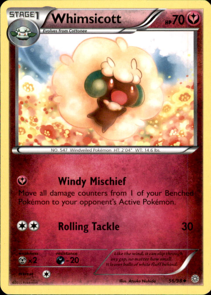Whimsicott Uncommon XY - Ancient Origins 56/98 NM