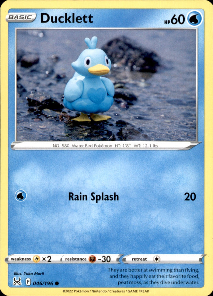 Ducklett Common SWSH11: Lost Origin 046/196 NM