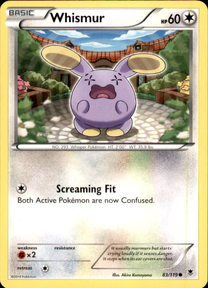 Whismur Common XY - Phantom Forces 83/119 NM