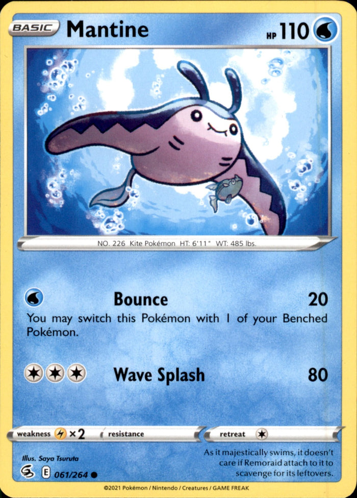 Mantine Common SWSH08: Fusion Strike 061/264 NM
