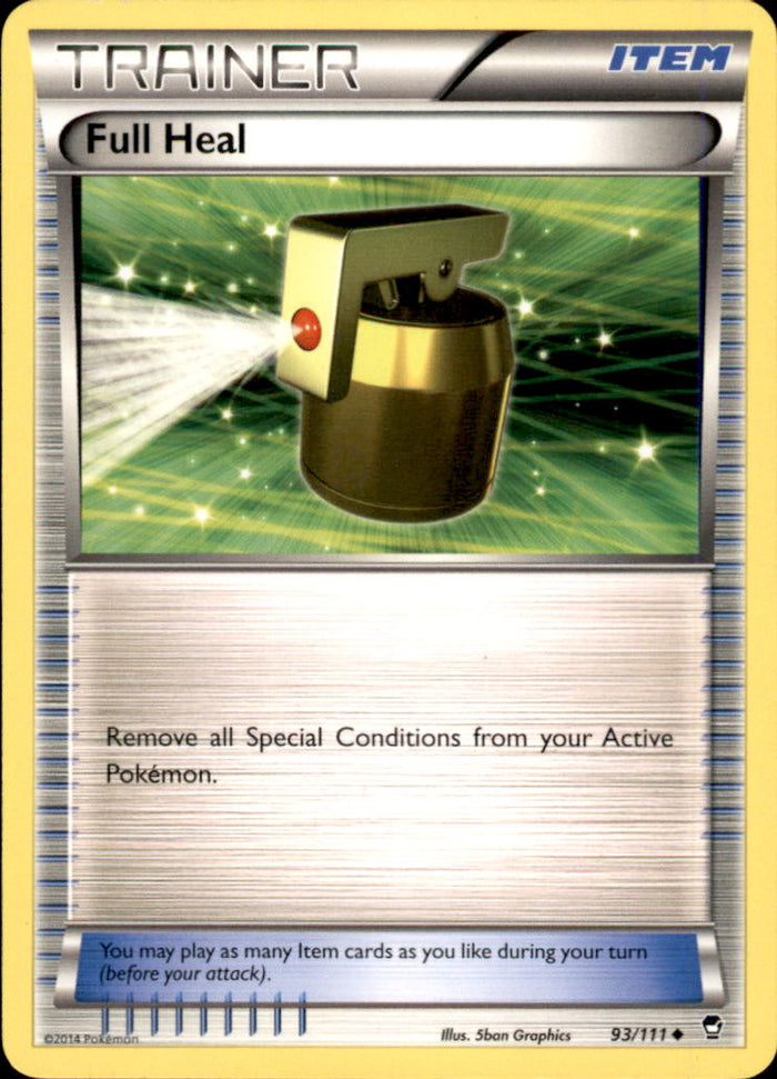 Full Heal Uncommon XY - Furious Fists 93/111 NM