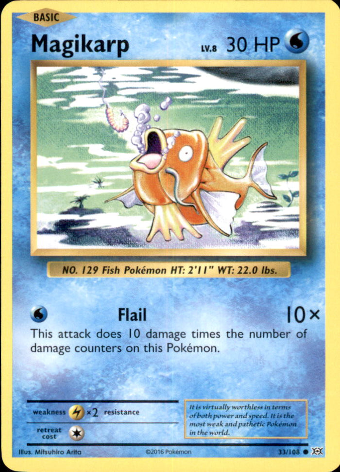 Magikarp Common XY - Evolutions 33/108 NM