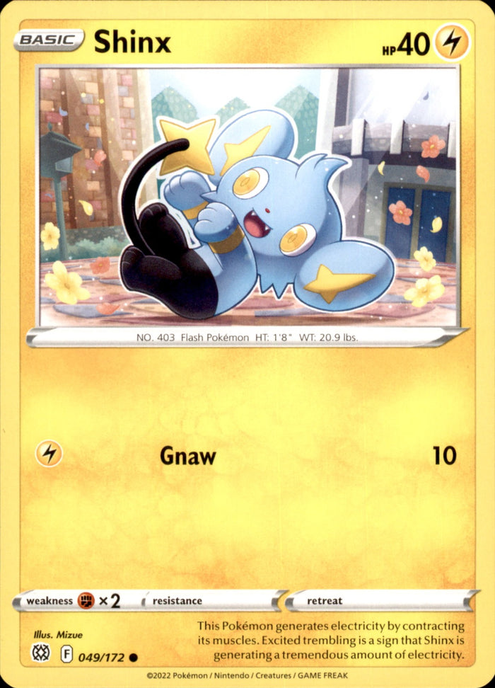 Shinx Common SWSH09: Brilliant Stars 049/172 NM